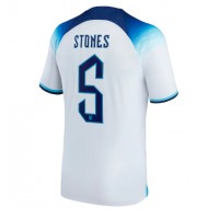 Billiga England John Stones #5 Hemma fotbollskläder VM 2022 Kortärmad